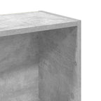 Bücherregal Betongrau 80x24x109 cm Holzwerkstoff
