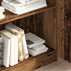 Bücherregal Altholz-Optik 80x24x109 cm Holzwerkstoff