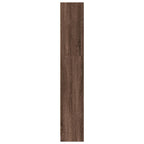 Bücherregal Braun Eichen-Optik 80x24x143 cm Holzwerkstoff