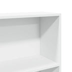 Bücherregal Weiß 80x24x176 cm Holzwerkstoff