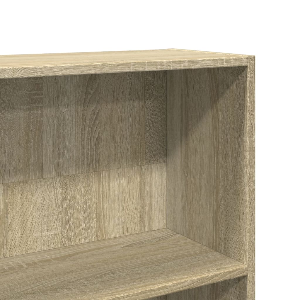 Bücherregal Sonoma-Eiche 80 x 24 x 176 cm Holzwerkstoff