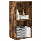 Bücherregal Räuchereiche 40x30x77 cm Holzwerkstoff