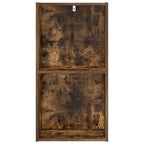 Bücherregal Räuchereiche 40x30x77 cm Holzwerkstoff