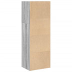 Bücherregal Grau Sonoma 40x30x114 cm Holzwerkstoff
