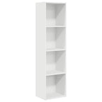 Bücherregal Weiß 40x30x152 cm Holzwerkstoff
