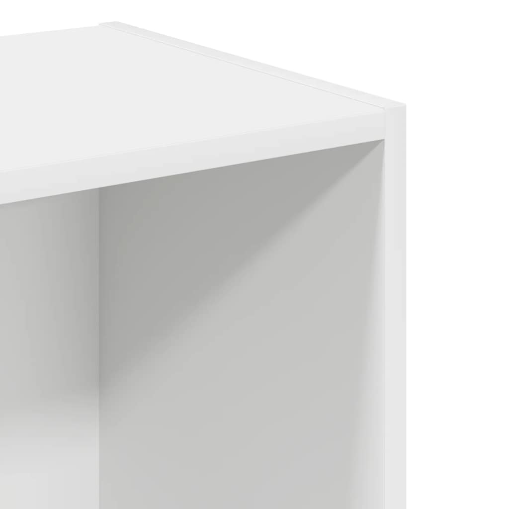 Bücherregal Weiß 40x30x152 cm Holzwerkstoff