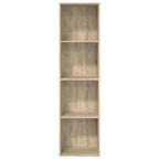 Bücherregal Sonoma-Eiche 40x30x152 cm Holzwerkstoff