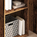 Bücherregal Altholz-Optik 40x30x152 cm Holzwerkstoff