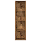 Bücherregal Altholz-Optik 40x30x152 cm Holzwerkstoff