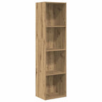 Bücherregal Artisan-Eiche 40x30x152 cm Holzwerkstoff