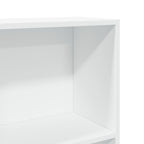 Bücherregal Weiß 80x30x114 cm Holzwerkstoff