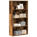 Bücherregal Altholz-Optik 80x30x152 cm Holzwerkstoff