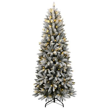 Künstlicher Weihnachtsbaum mit Schnee 150 LEDs 120 cm