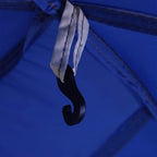 Poolzelt mit abnehmbarem Überzelt Netzwänden Azurblau 618x532cm