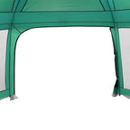 Poolzelt mit abnehmbarem Überzelt Netzwänden Meergrün 670x590cm