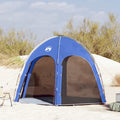 Poolzelt Azure Blau 366 x 305 x 231 cm Polyester und Fiberglas