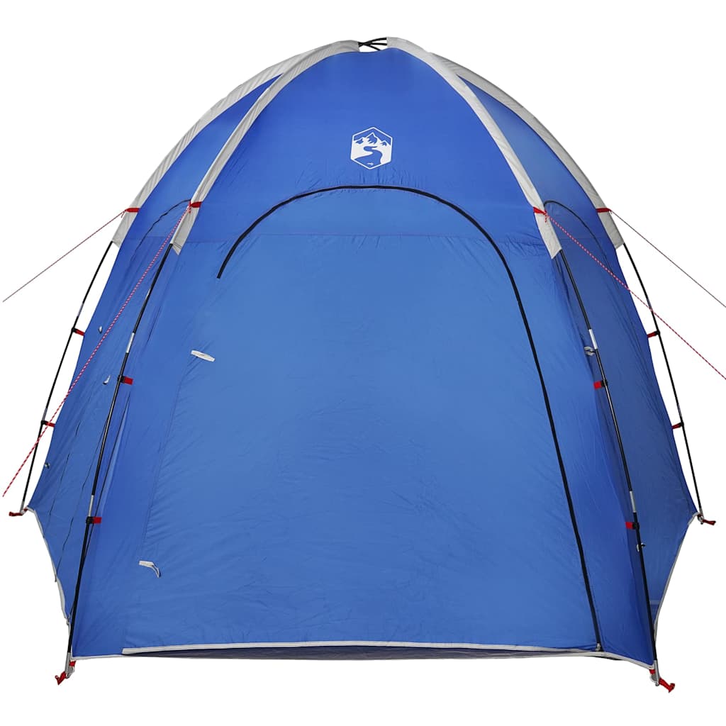 Poolzelt Azure Blau 366 x 305 x 231 cm Polyester und Fiberglas