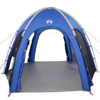Poolzelt Azure Blau 366 x 305 x 231 cm Polyester und Fiberglas