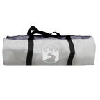 Poolzelt Grau 366 x 305 x 231 cm Polyester und Fiberglas