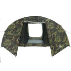 Angelzelt Tarnung 514 x 465 x 187 cm Polyester und Fiberglas