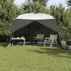 Moskitonetz-Zelt mit Dach Grau 380 x 380 x 225 cm