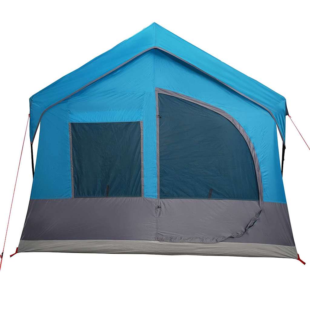 Familienzelt Blau und Grau 620 x 322 x 240 cm Polyester