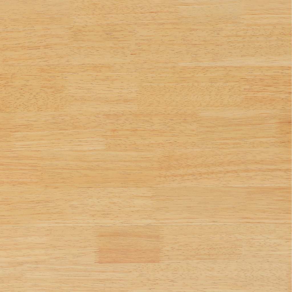 Esszimmerstühle mit Kissen 2 Stk. Natur Massivholz Gummibaum