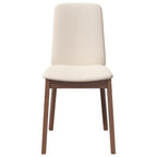 Esszimmerstühle mit Kissen 2 Stk. Braun Massivholz Gummibaum