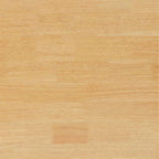 Esszimmerstühle mit Kissen 2 Stk. Natur Massivholz Gummibaum