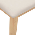 Bank 90 cm Massivholz Gummibaum