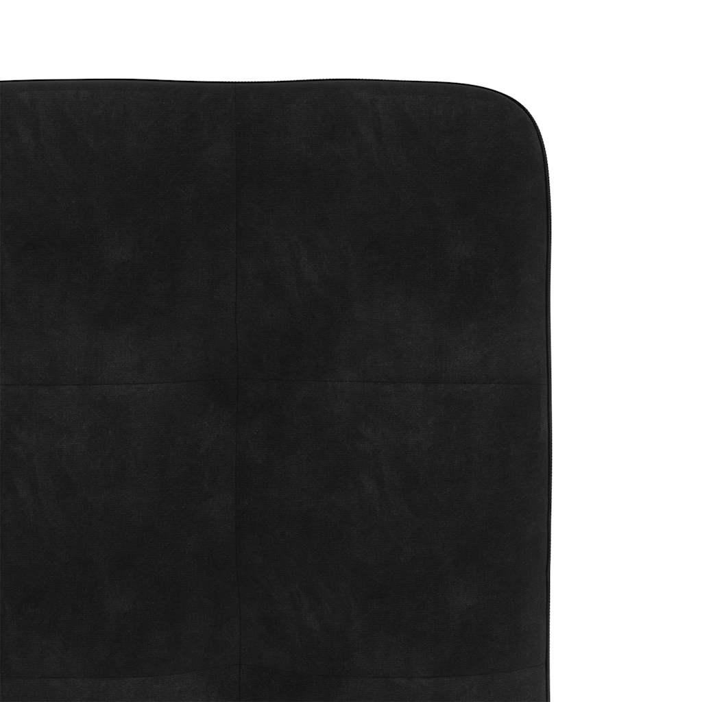 Esszimmerstühle 4 Stk. Schwarz Samt