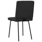 Esszimmerstühle 4 Stk. Schwarz Kunstleder
