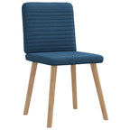 Esszimmerstühle 4 Stk. Blau Stoff