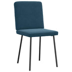 Esszimmerstühle 6 Stk. Blau Samt
