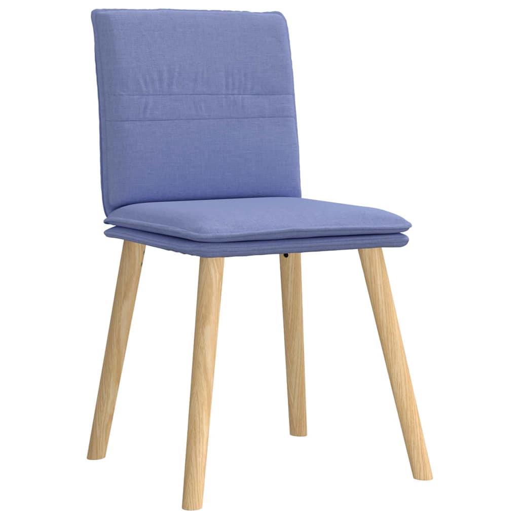 Esszimmerstühle 6 Stk. Jeansblau Stoff