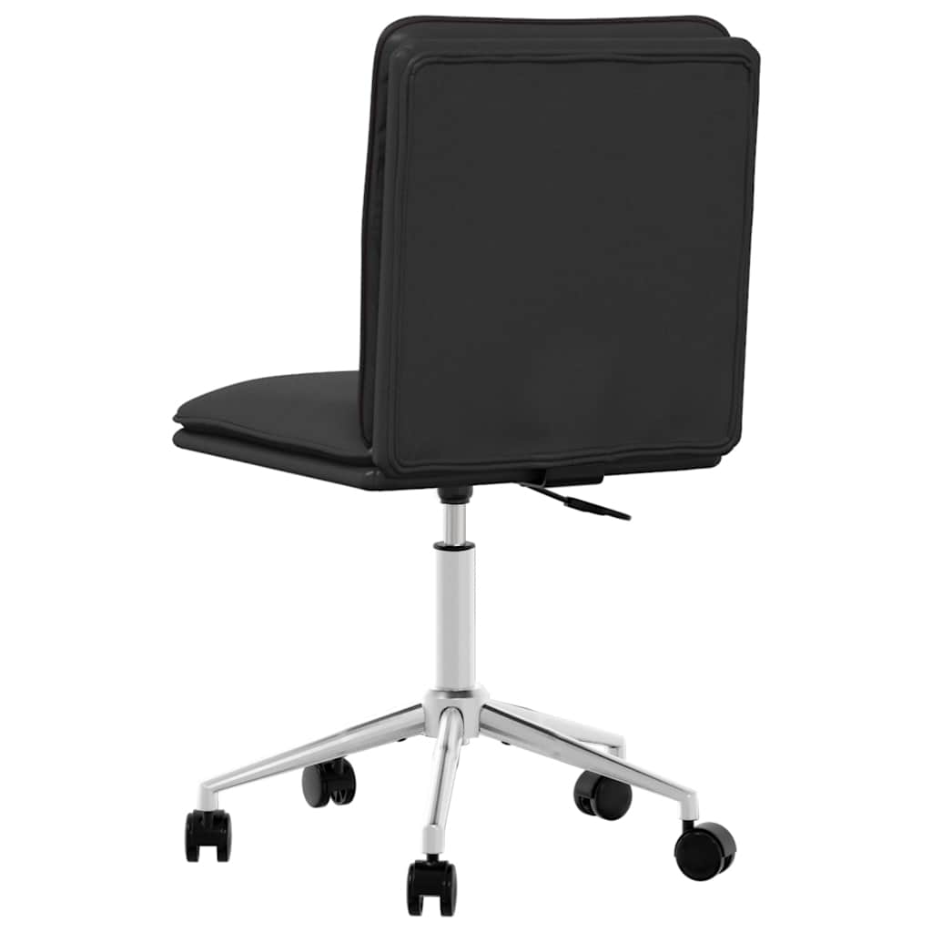 Esszimmerstühle 4 Stk. Schwarz Kunstleder