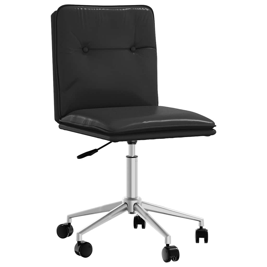 Esszimmerstühle 6 Stk. Schwarz Kunstleder