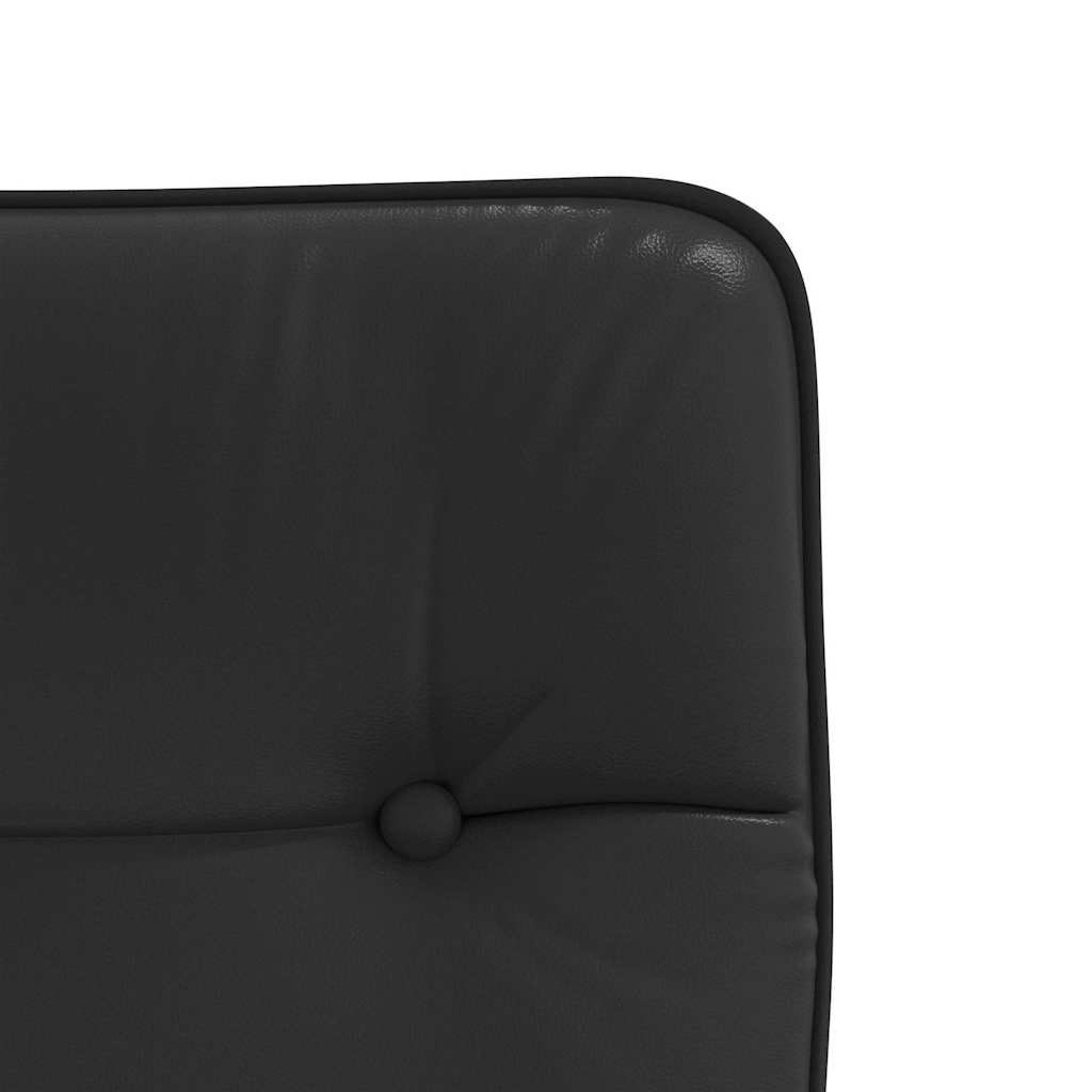 Esszimmerstühle 6 Stk. Schwarz Kunstleder