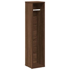 Badezimmerschrank mit Rollenhalter Braune Eiche 20,5x20x90 cm