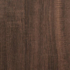 Badezimmerschrank mit Rollenhalter Braune Eiche 20,5x20x90 cm