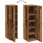 Badezimmerschrank mit Rollenhalter Altholz-Optik 20,5x22x72 cm