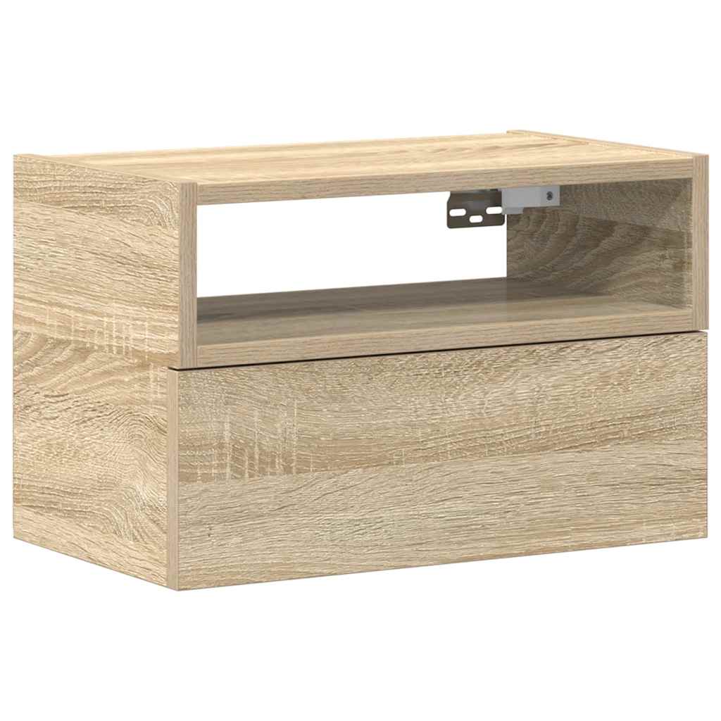 Wand-Nachttisch Sonoma-Eiche 45x26x28,5 cm