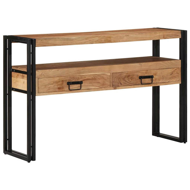Konsolentisch Braun 120 x 33 x 75 cm Akazie Massivholz