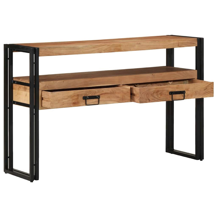 Konsolentisch Braun 120 x 33 x 75 cm Akazie Massivholz