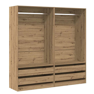 Kleiderschrank Artisan-Eiche 100x50x200 cm Holzwerkstoff