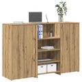 Empfangstheke Artisan-Eiche 155x50x103,5 cm Holzwerkstoff