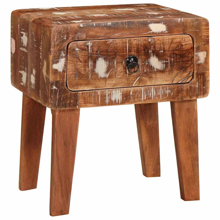Beistelltische Mehrfarbig 40 x 32 x 46 cm recyceltes Massivholz