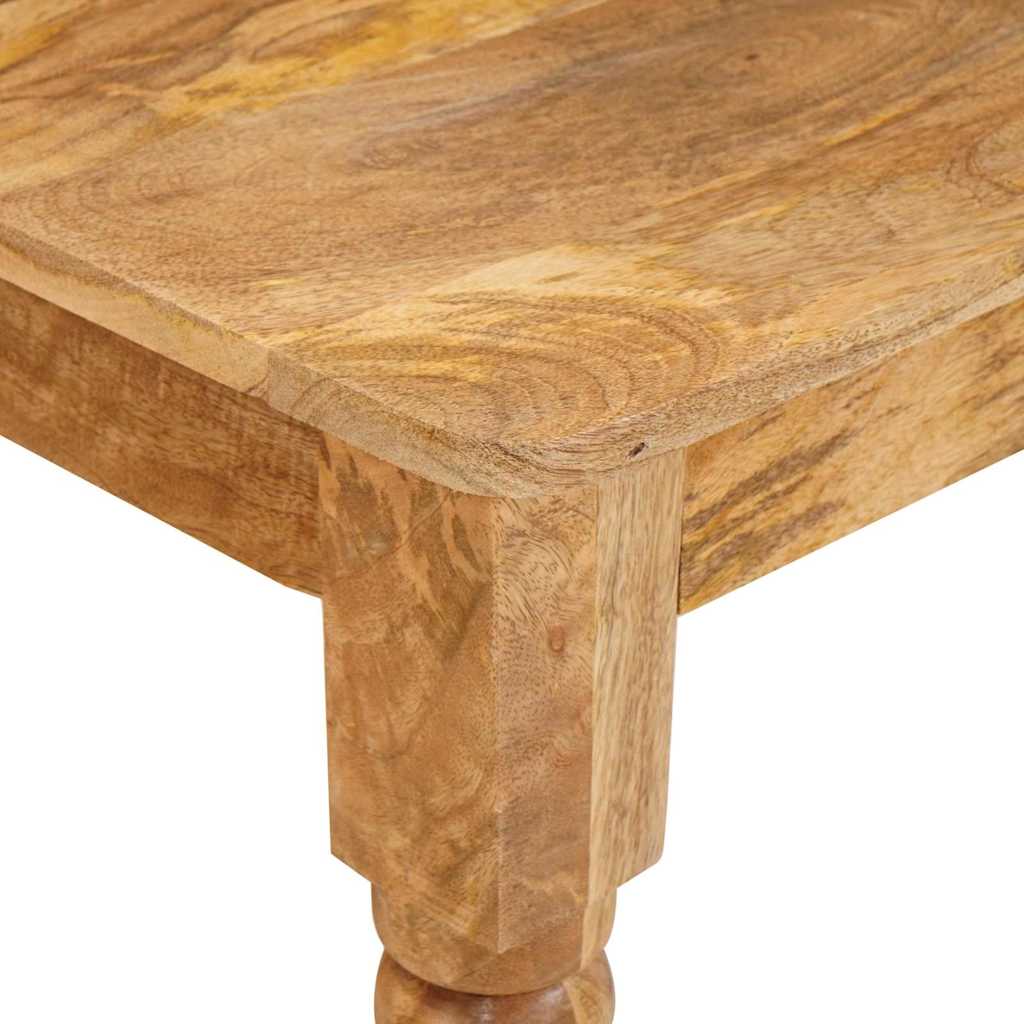 Couchtisch Braun 110 x 55 x 77 cm Massivholz Mango
