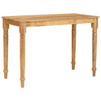 Couchtisch Braun 110 x 55 x 77 cm Massivholz Mango