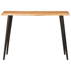 Esstische Braun und Schwarz 110 x 55 x 78 cm Massivholz Mango